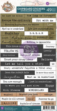 Chipboard Stickers - Lost In Wonderland - Prima Marketing - 49/Pkg