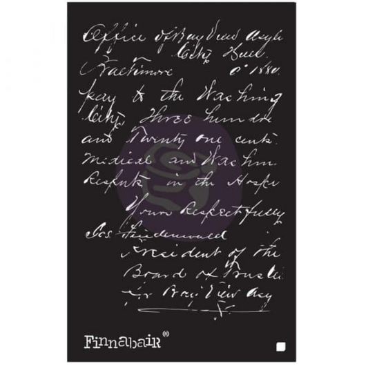 Stencil - Read My Letter - Finnabair - Prima Marketing