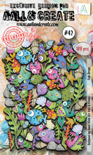 Ephemera - A6 - FISH DROPS - AALL and Create - Designer Janet Klein - #42