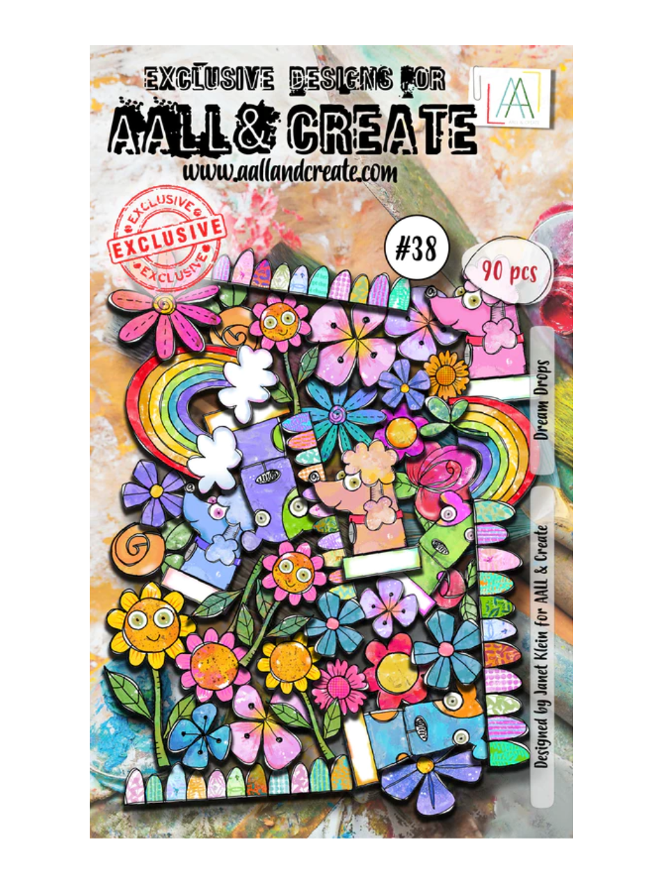 Ephemera - A6 - DREAM DROPS - AALL and Create - Designer Janet Klein - #38
