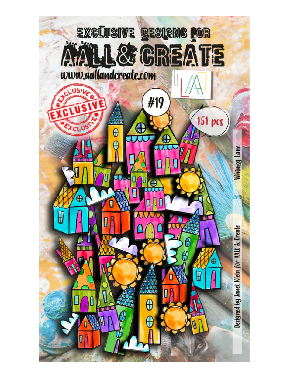 Ephemera - A6 - WHIMSY LANE - AALL and Create - Designer Janet Klein - #19