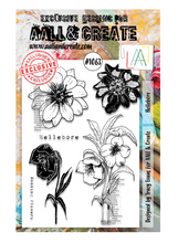 A5 - HELLEBORE - Clear Stamp Set - AALL and Create - Designer Tracy Evans - #1063