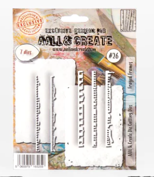 AALL and Create - FRAYED FRAMES - A6 - Die - #26