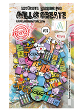 Ephemera - A6 - MAD SCIENTIST - AALL and Create - Designer Janet Klein - #39