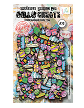Ephemera - A6 - PALOOZA CONFETTI - AALL and Create - Designer Janet Klein - #20