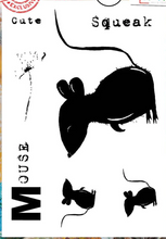 A7 - CUTE MOUSE - Clear Stamp Set - AALL and Create - Designer Tracy Evans - #811