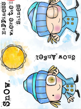 A7 - SNOW ANGEL - Clear Stamp Set - AALL and Create - Janet Klein - #943