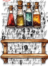 A7 - ENCHANTED ELIXIRS - Clear Stamp Set - AALL and Create - #1079