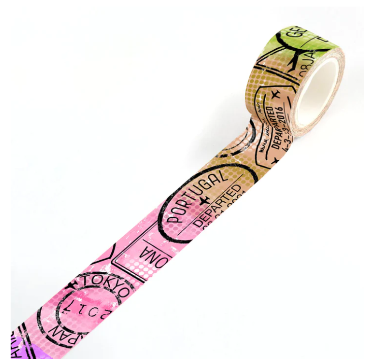 Aall and Create - Washi Tape - #56 - Passport Pease