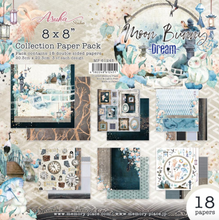 8x8 - Moon Bunny - Dream - Asuka Studio - Double Sided Paper