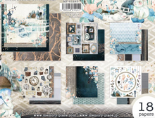 8x8 - Moon Bunny - Dream - Asuka Studio - Double Sided Paper