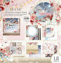 12x12 - Moon Bunny - Celebration - Asuka Studio - Double Sided Paper