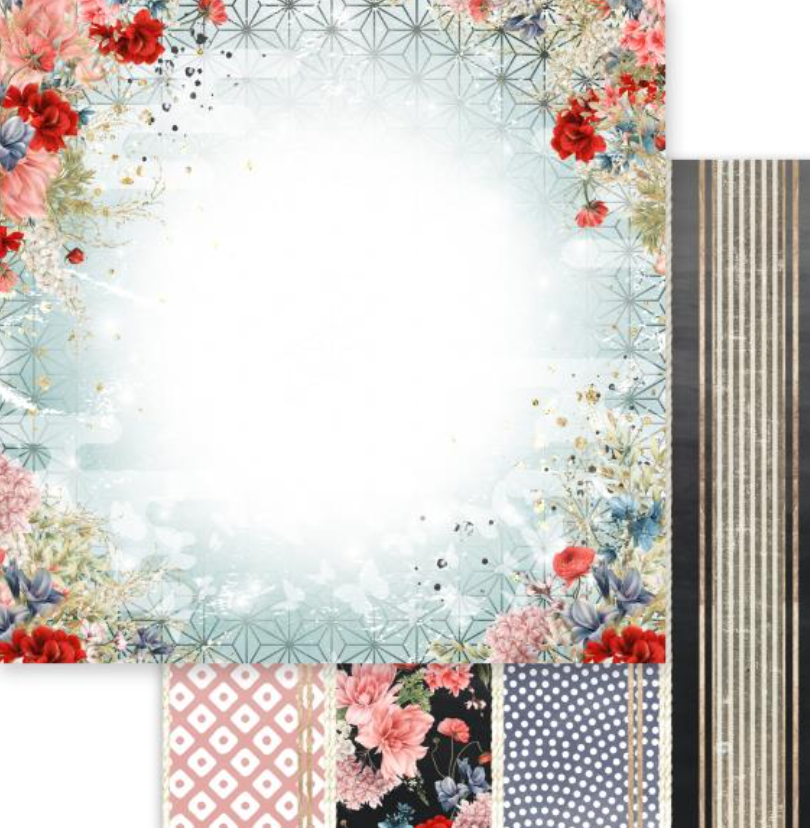 12x12 - Moon Bunny - Celebration - Asuka Studio - Double Sided Paper