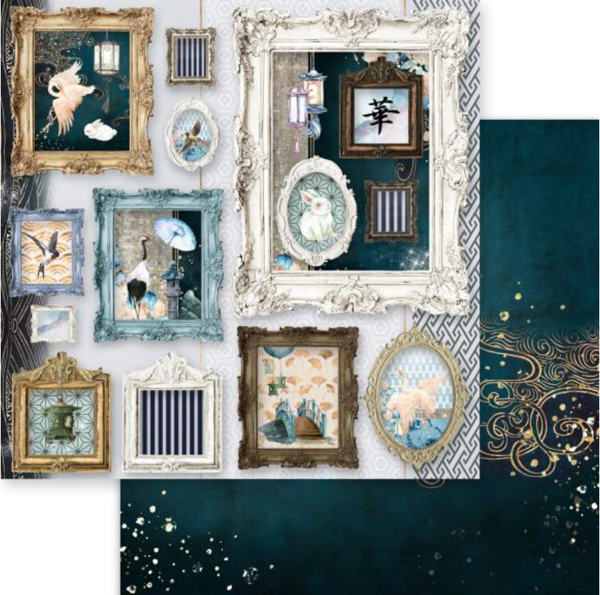 8x8 - Moon Bunny - Dream - Asuka Studio - Double Sided Paper