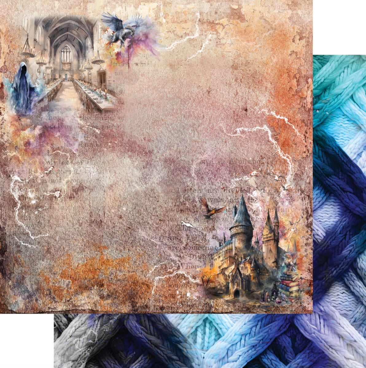 12x12 - Legends Of The Magic School - Double Sided Paper - Alchemy Of Art