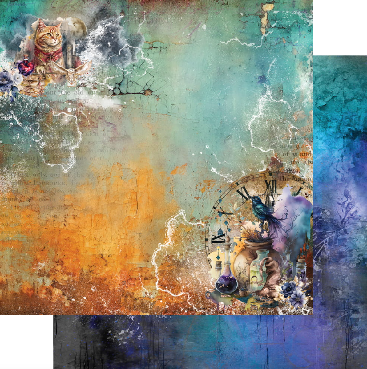 12x12 - Legends Of The Magic School - Double Sided Paper - Alchemy Of Art