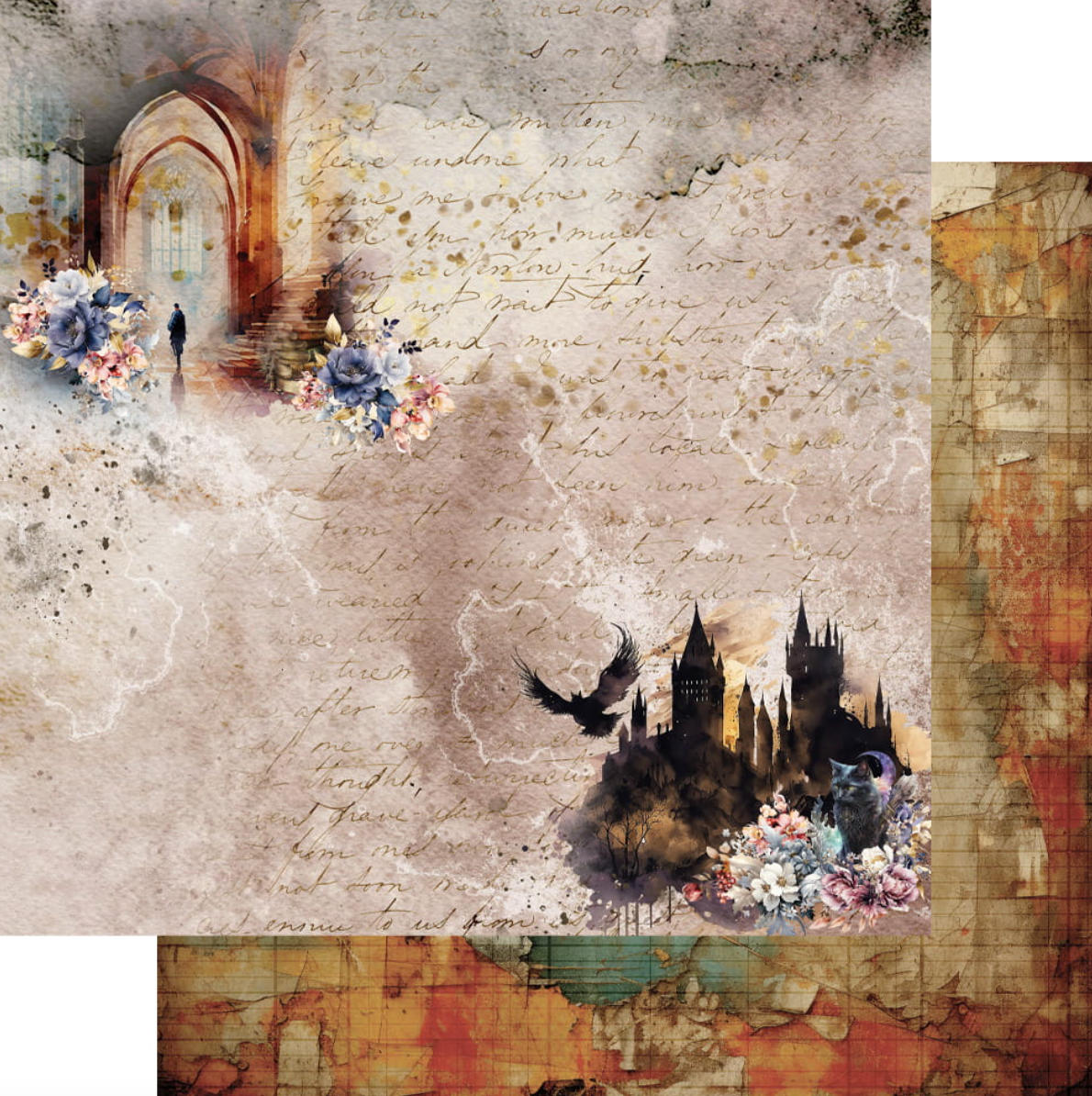 12x12 - Legends Of The Magic School - Double Sided Paper - Alchemy Of Art