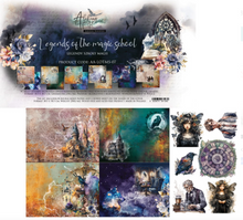 12x12 - Legends Of The Magic School - Double Sided Paper - Alchemy Of Art
