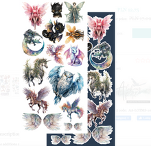 6x12 - Legends Of The Magic School - Fussy Cutting Set - Alchemy Of Art