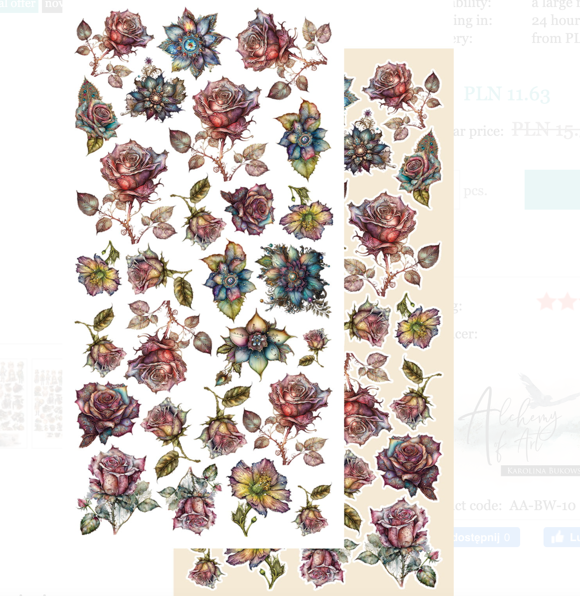 6x12 - Between Worlds - Fussy Cutting Set - Alchemy Of Art