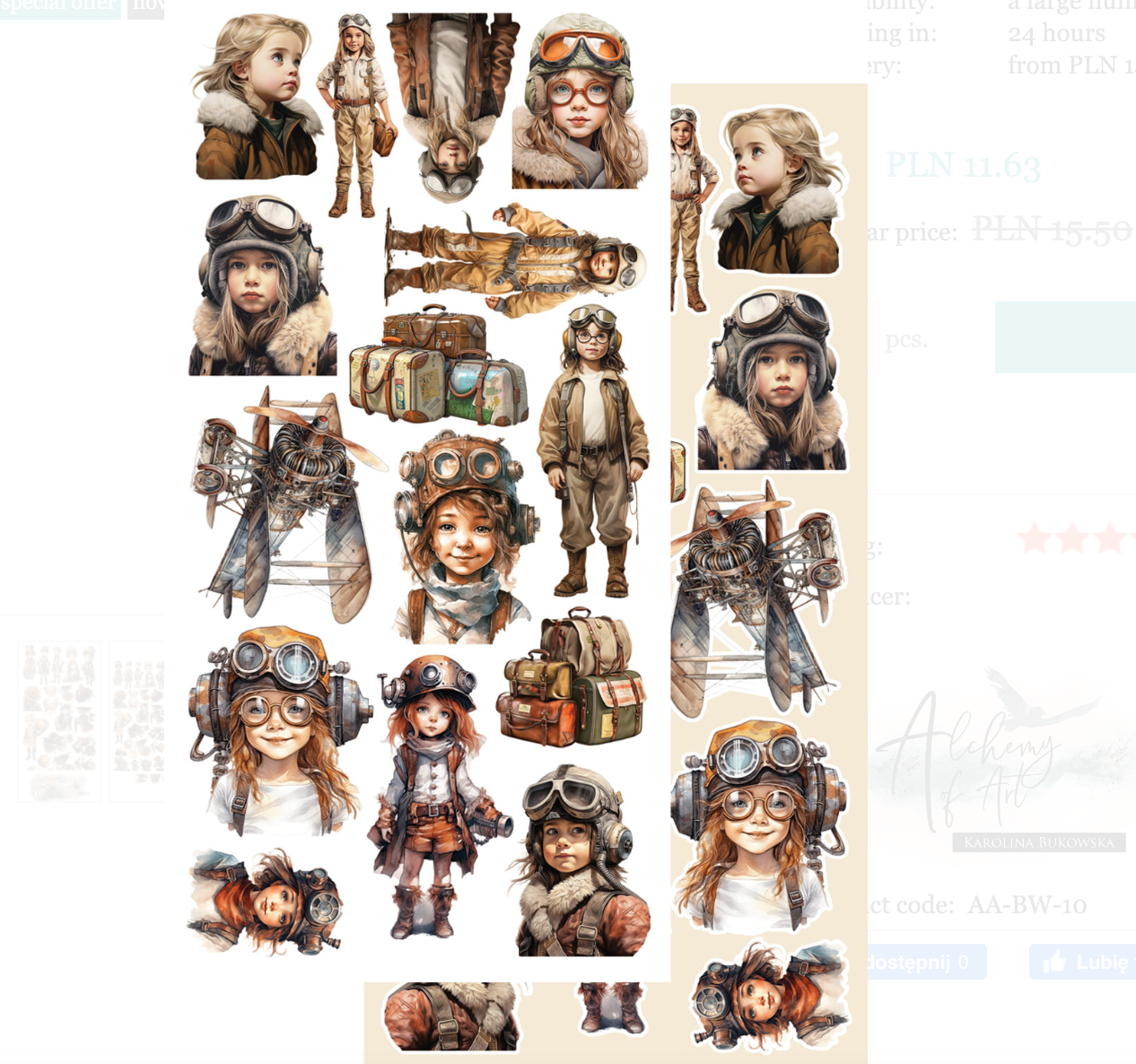 6x12 - Between Worlds - Fussy Cutting Set - Alchemy Of Art