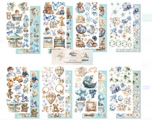 6x12 - Hello Baby - Fussy Cutting Set - Baby Boy - 8 Double Sided Papers - Alchemy Of Art