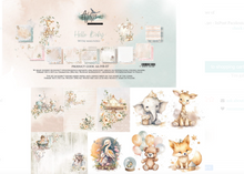 12x12 - Hello Baby - Double Sided Paper - Alchemy Of Art