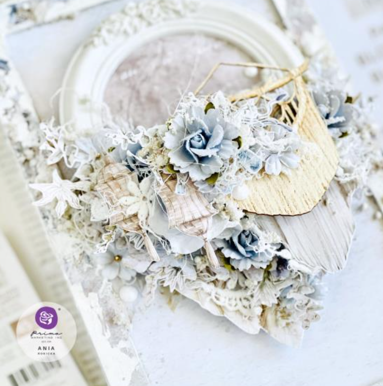 Flowers "Wild At Heart" - Bohemian Heart - Prima Marketing - 12/Pkg