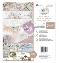 6x6 Paper Pad - Bohemian Heart - Prima Marketing - Double Sided Paper - 26/Pkg