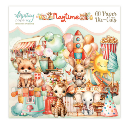 Mintay Papers - Playtime - Paper Die Cuts -  60 PCS