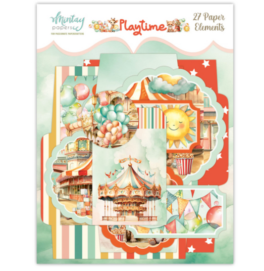 Mintay Papers - Playtime - Paper Elements -  27 PCS