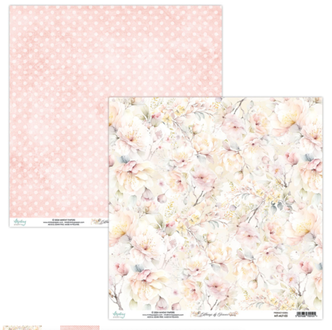 Mintay Papers - Always and Forever - 12x12 - Double Sided - Scrapbook Papers