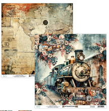 Mintay Papers - Traveller - 12x12 - Double Sided - Scrapbook Papers