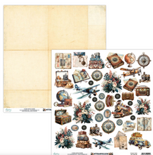 Mintay Papers - Traveller - 12x12 - Double Sided - Scrapbook Papers