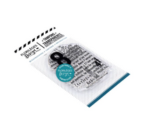 Text Of Pascal - Clear Stamp - Mini - Florilèges Design