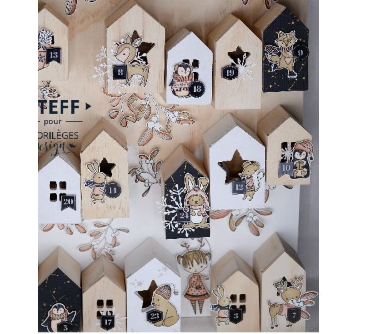 Cute Winter - Clear Samps - 11 stamps - Florilèges Design