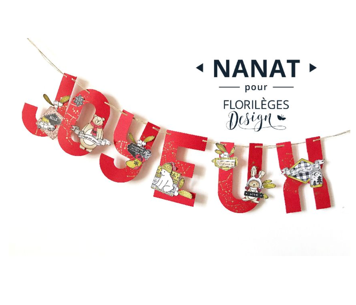 Cute Winter - Clear Samps - 11 stamps - Florilèges Design