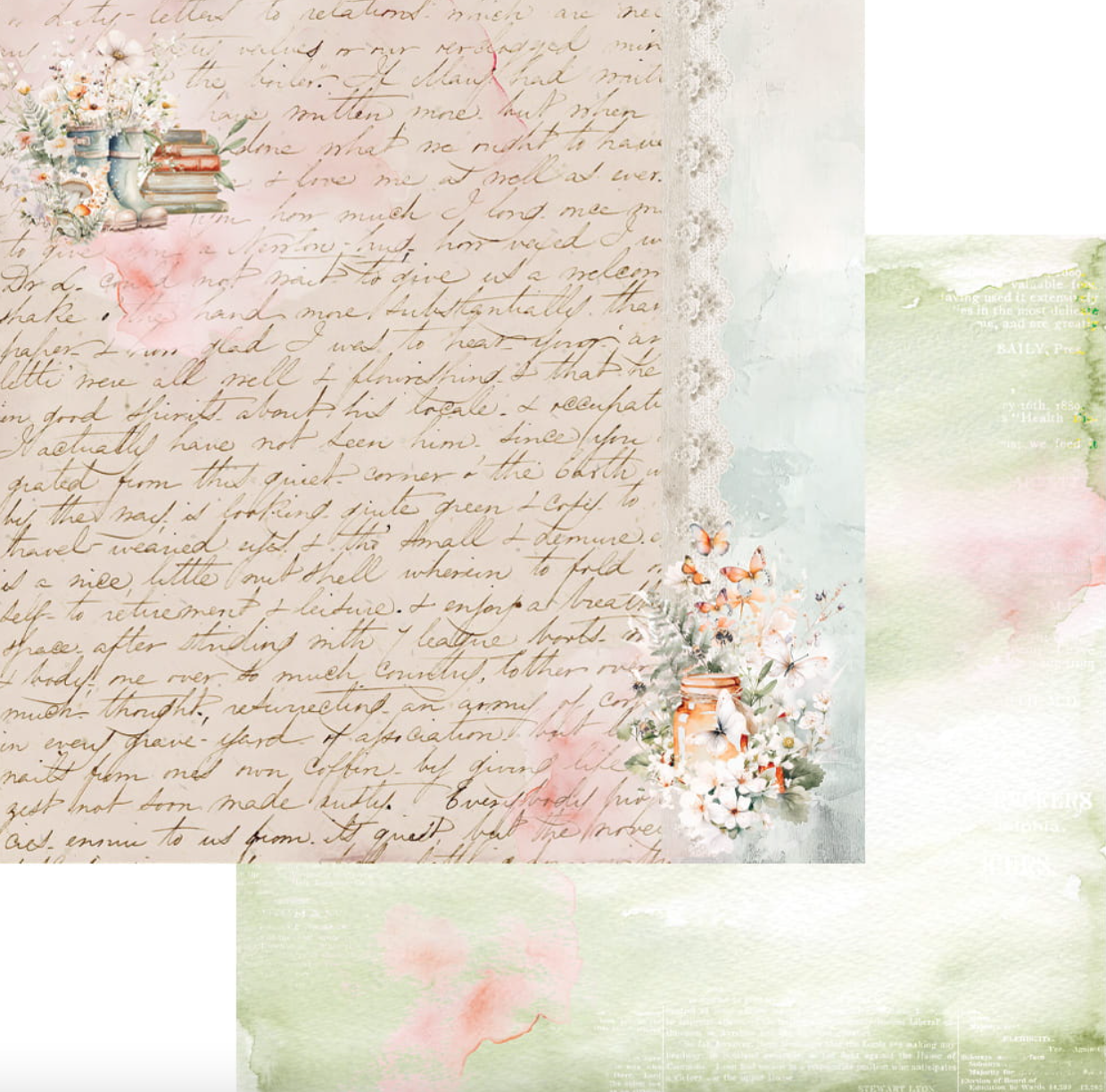 12x12 - Soul Of Spring - 6 Double Sided Paper - Alchemy Of Art