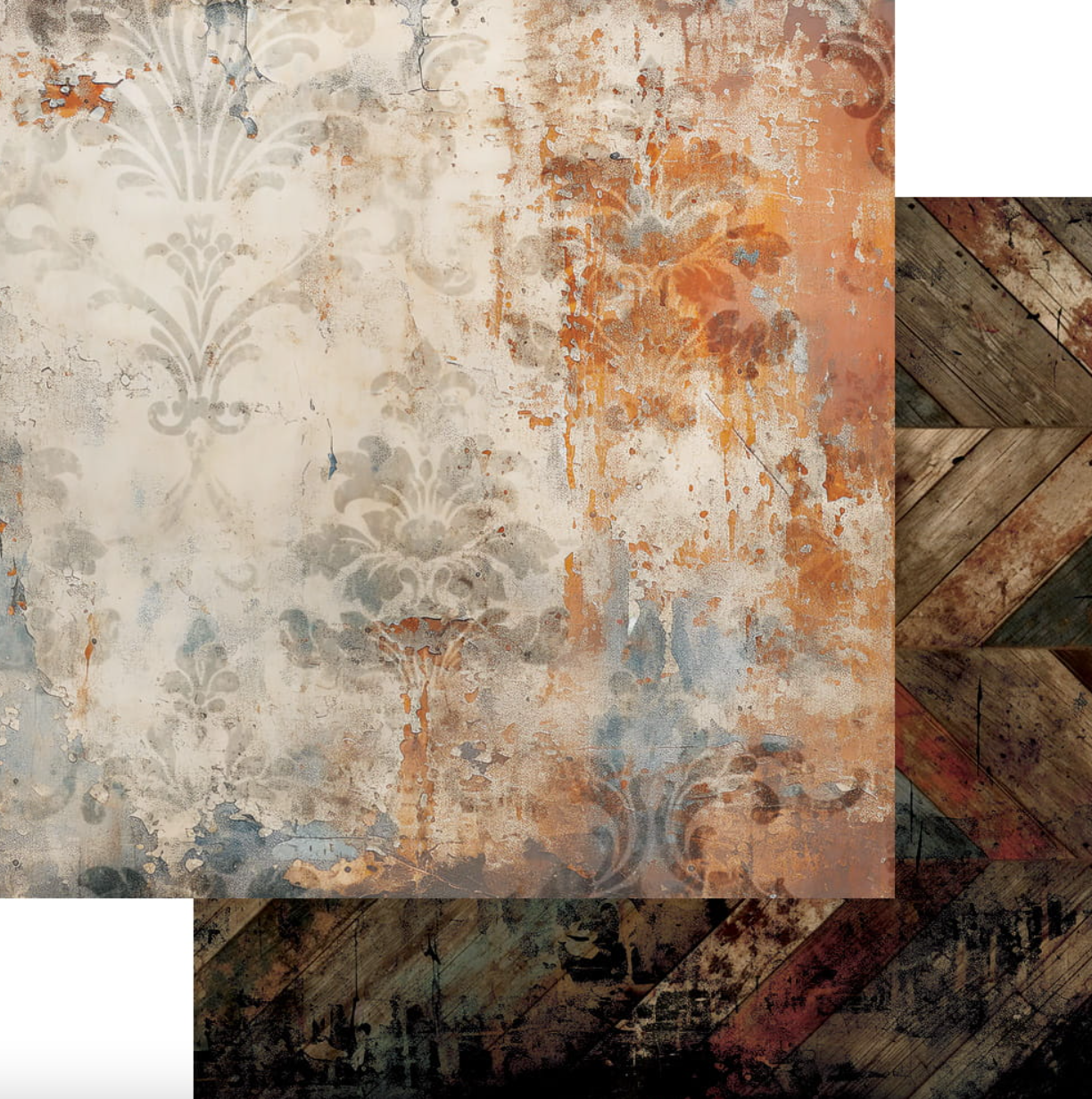 12x12 - The Men's World - 6 Double Sided Paper - Alchemy Of Art