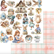 12x12 Cutting Paper - Soul of Spring - Easter - 1 Double Sided Paper - Alchemy Of Art