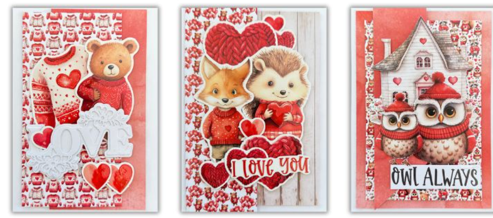 Embossed Die Cuts - Animal Love - Paper Rose