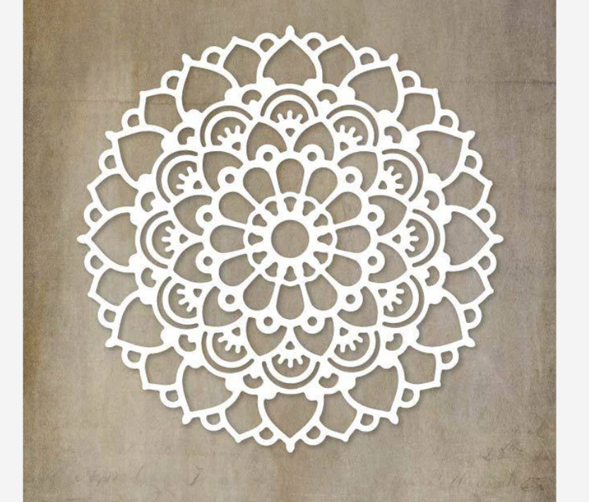 Die - Mandala Flower - Metal Cutting Die - Paper Rose