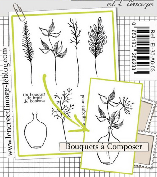 Create Your Own Bouquet - Clear Stamp Set - L'encre et L'image