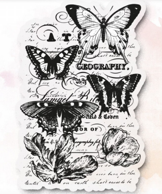 Butterfly - Clear Stamp - Love In The Moon