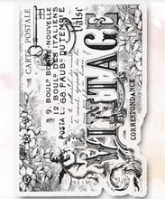 Vintage Writing Letter - Clear Stamp - Love In The Moon