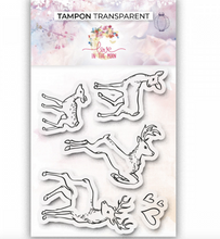 Deer - Cerfs De Noel - Clear Stamp Set - Love In The Moon