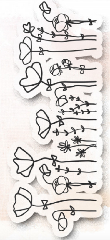 Poppies - Clear Stamp - Love In The Moon