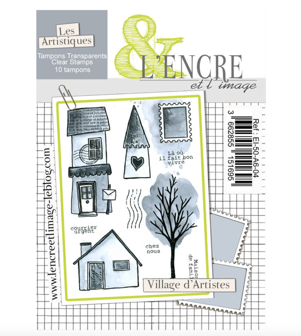 Artist's Village - Clear Stamp Set - L'encre et L'image