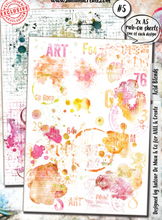 Acid Blends - A5 Rub Ons - #5 - Aall and Create