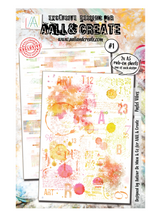 Pastel Vibes - A5 Rub Ons - #1 - Aall and Create